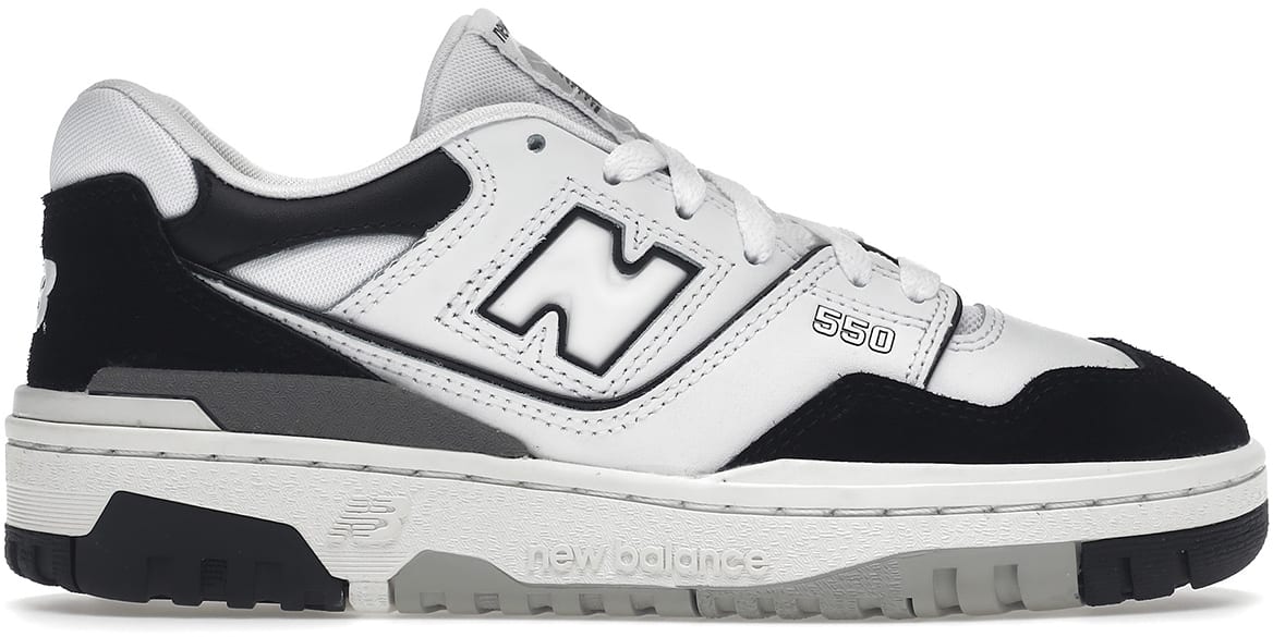 New Balance 550 White Black Rain Cloud   GS