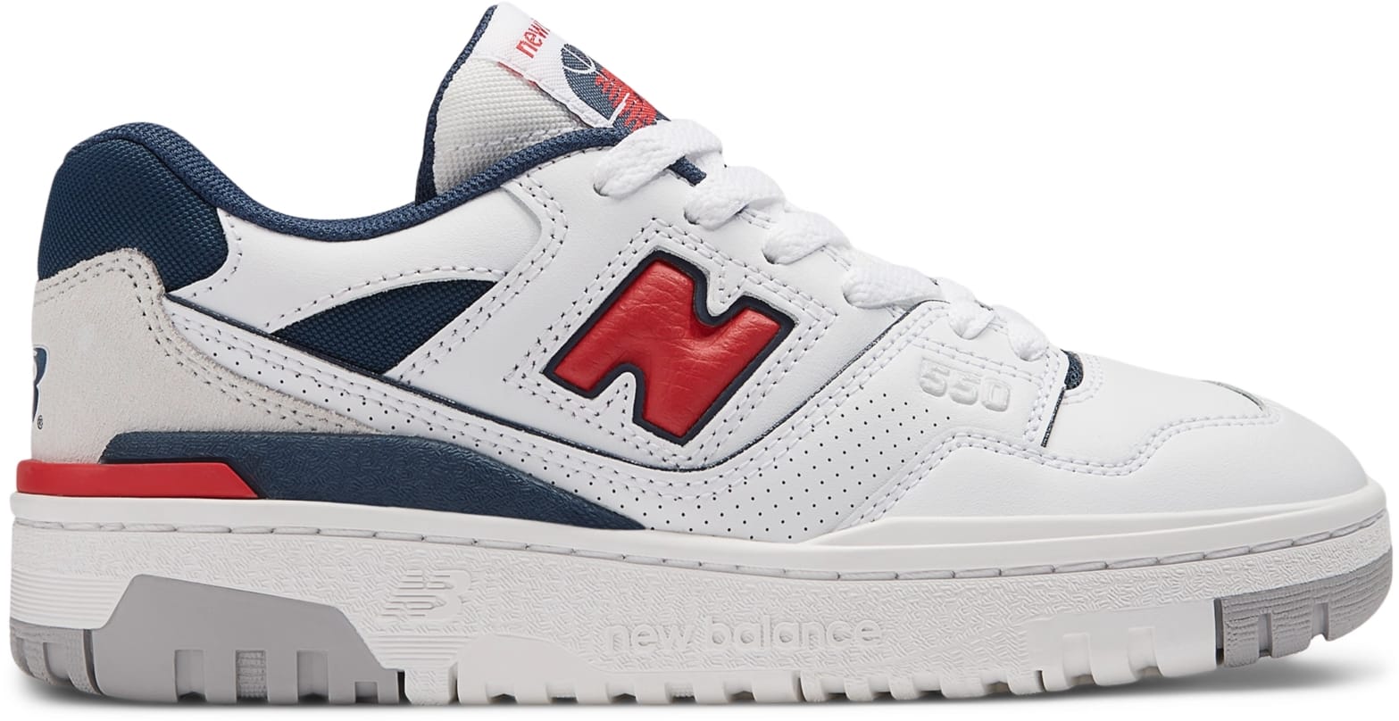New Balance 550 White True Red (GS)