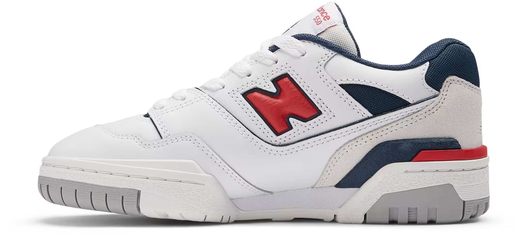 New Balance 550 White True Red (GS)