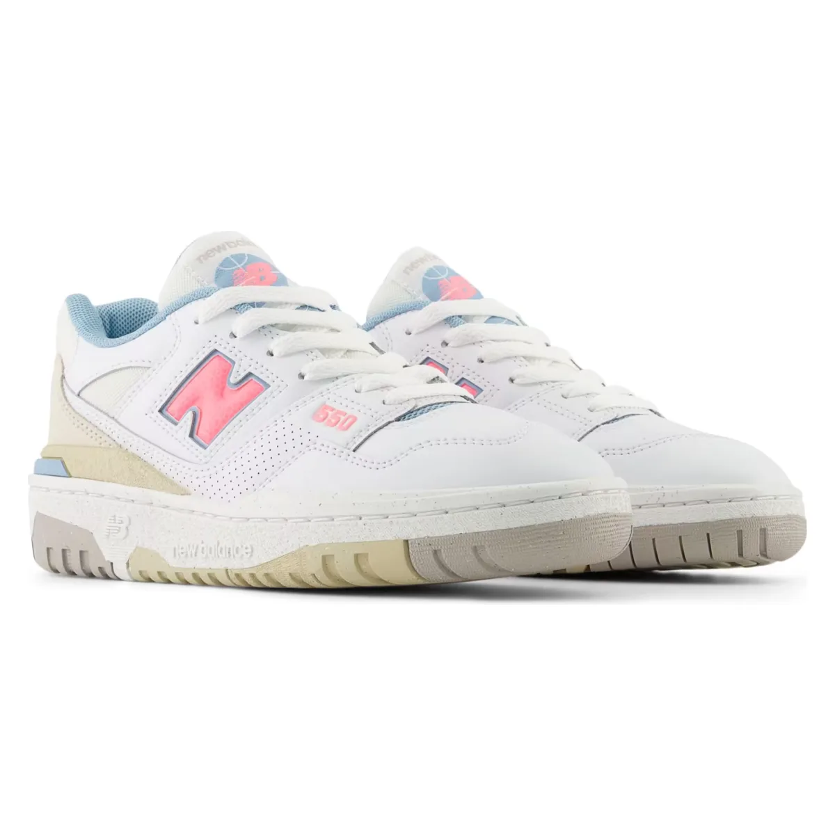 New Balance 550 White Ultra Pink (GS)