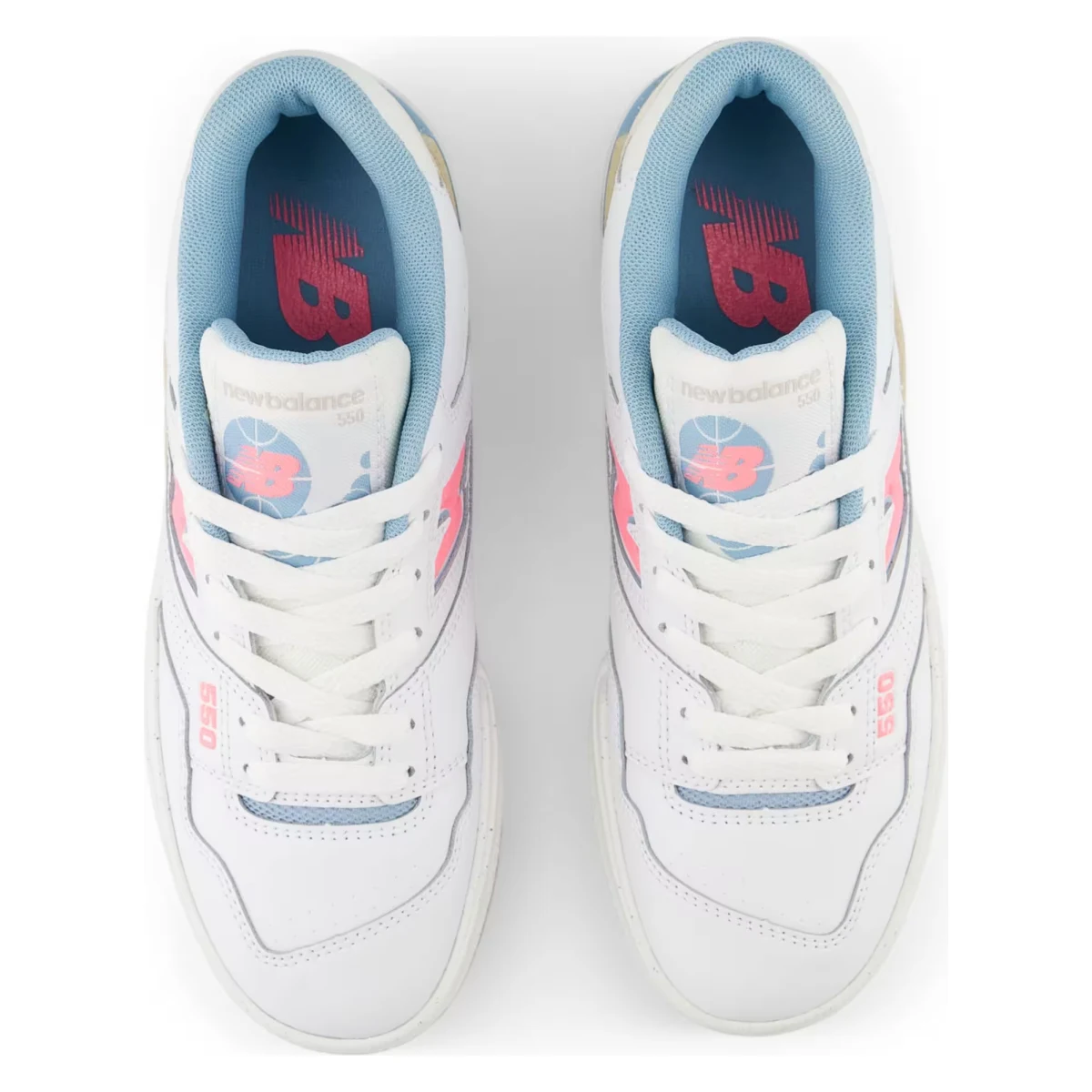New Balance 550 White Ultra Pink (GS)