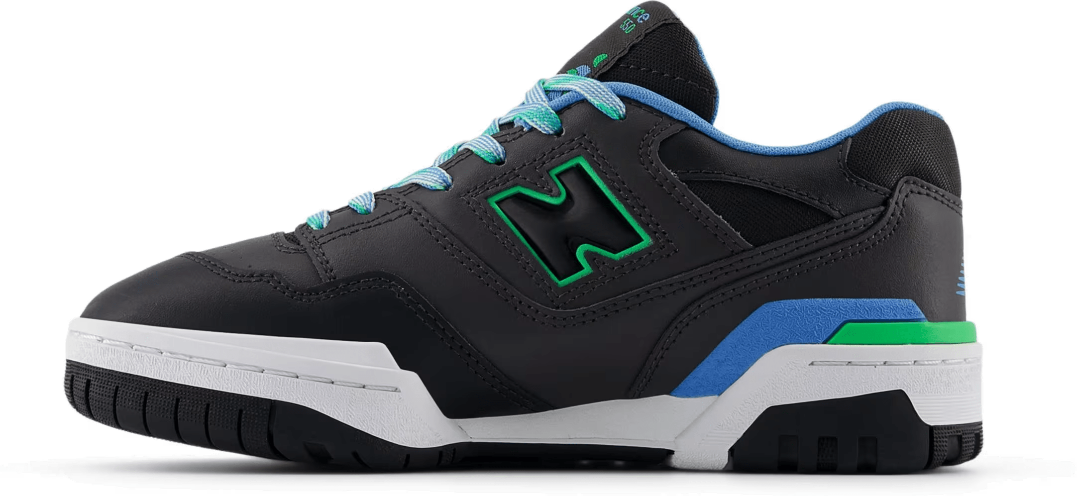 New Balance 550 Black Cement Green Apple Blue (GS)