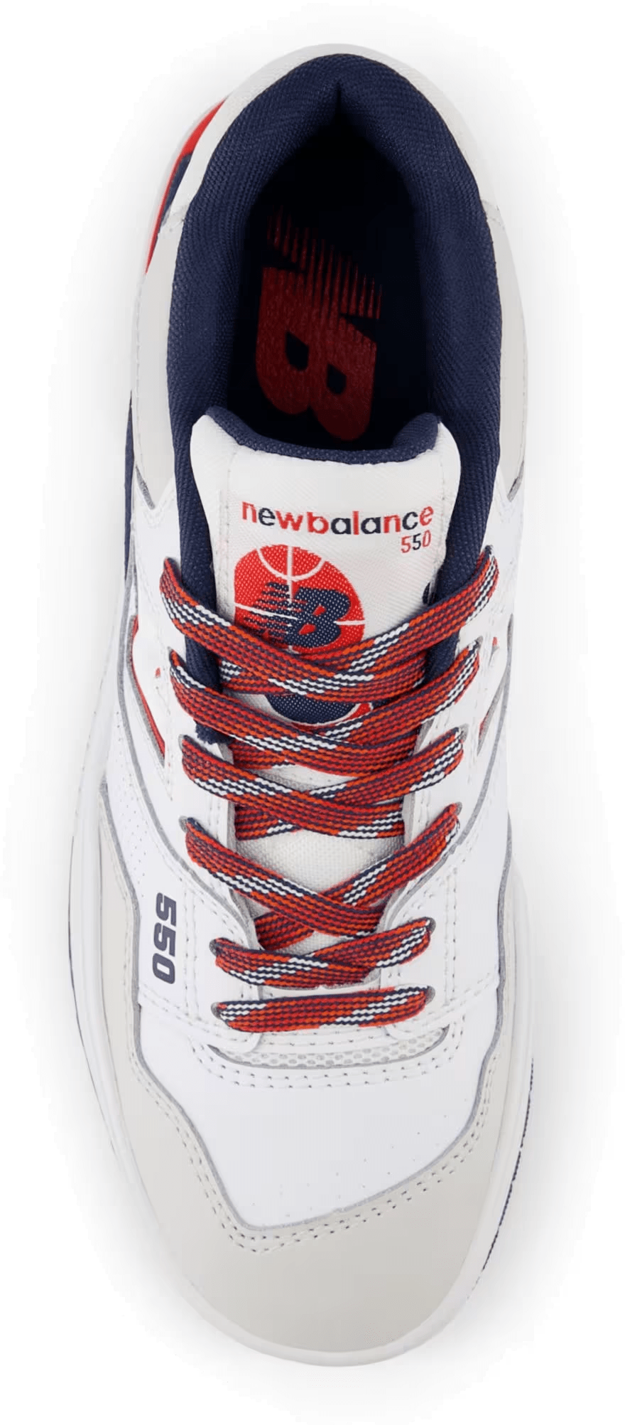 New Balance 550 White True Red Navy (GS)