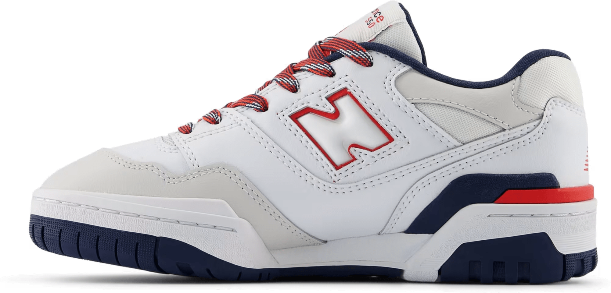 New Balance 550 White True Red Navy (GS)