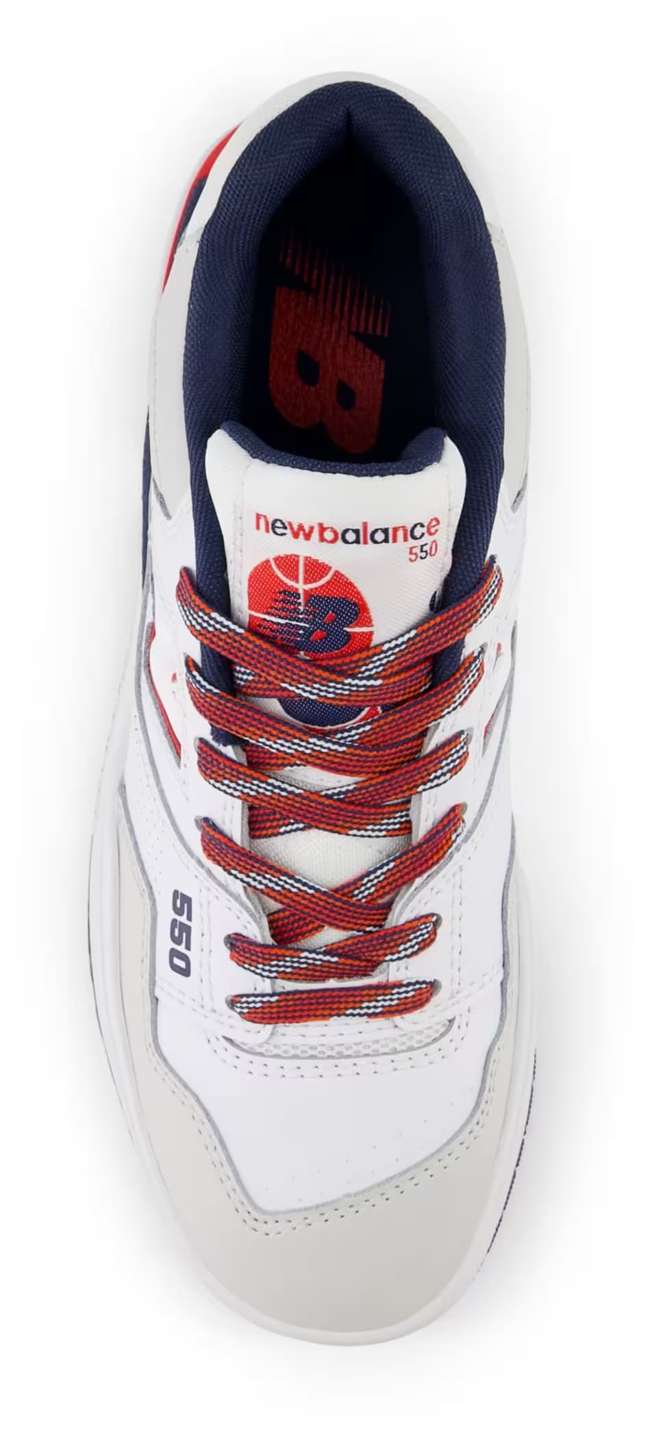 New Balance 550 White True Red Navy (GS)