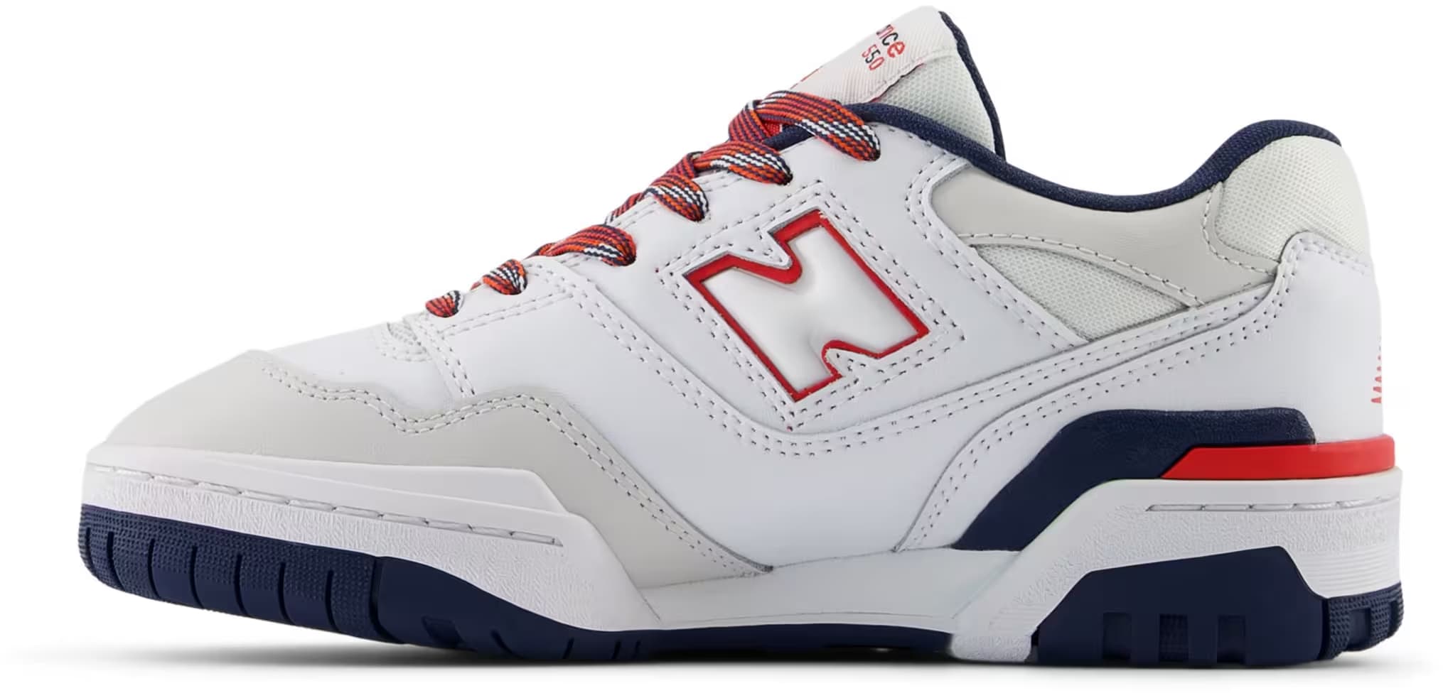 New Balance 550 White True Red Navy (GS)