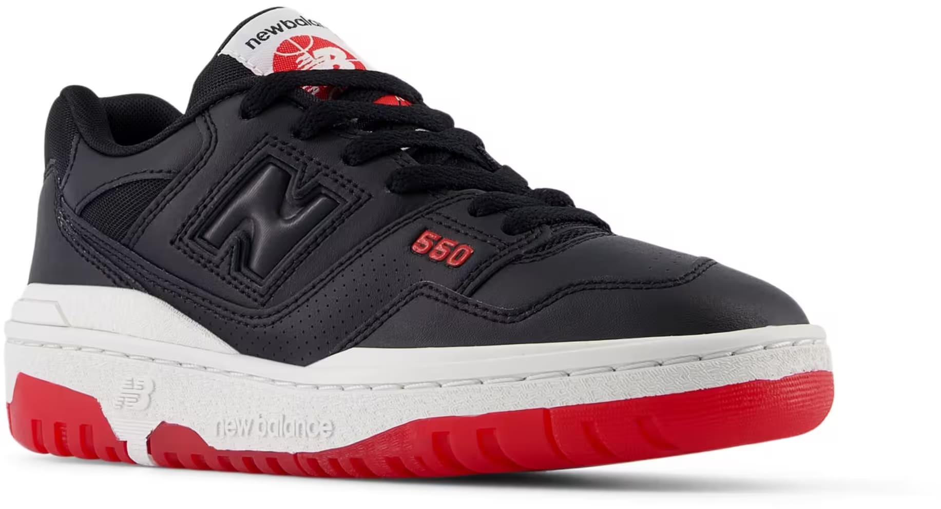 New Balance 550 GS "Black Team Red"