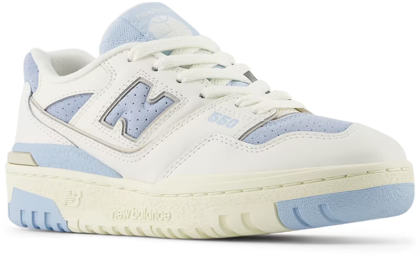 New Balance 550 Sea Salt Light Chrome Blue (GS)