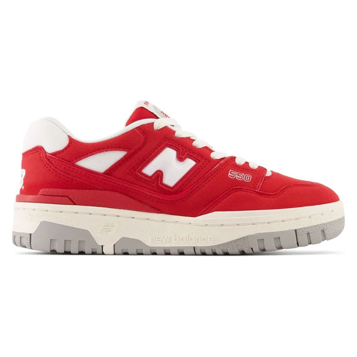 New Balance 550 Team Red Suede (GS)