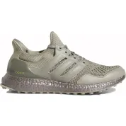 adidas Ultra Boost Spikeless Golf Silver Pebble Olive Strata