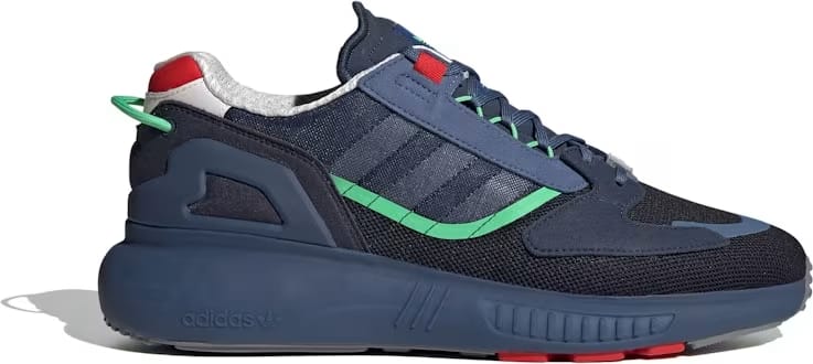 adidas ZX 5K Boost Navy Signal Green