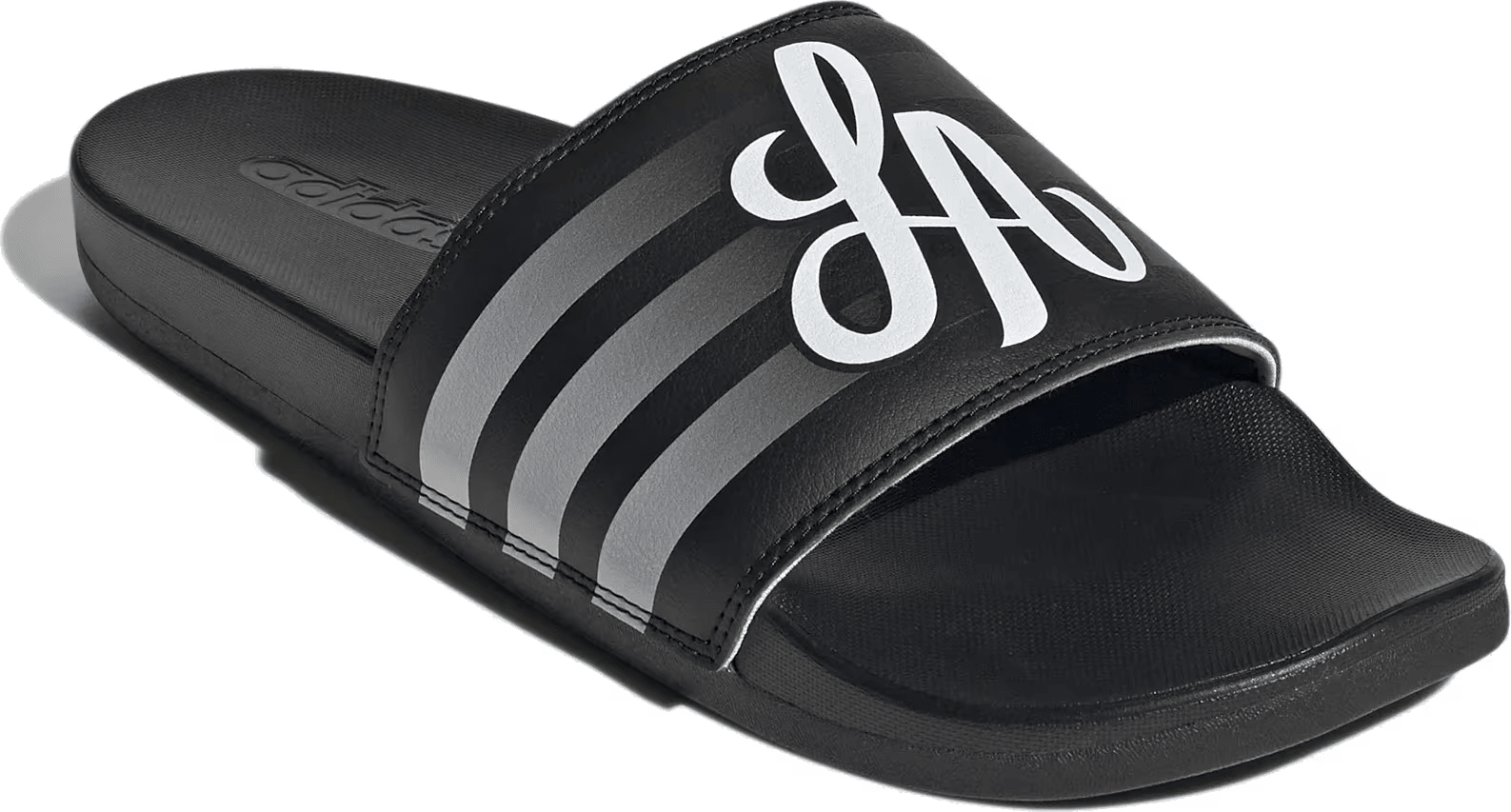 adidas Adilette Comfort Sandals Core Black Cloud White Black