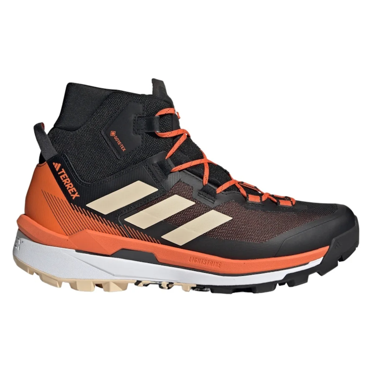 adidas Terrex Skychaser Tech Gore-Tex Core Black Sand Strata Impact Orange