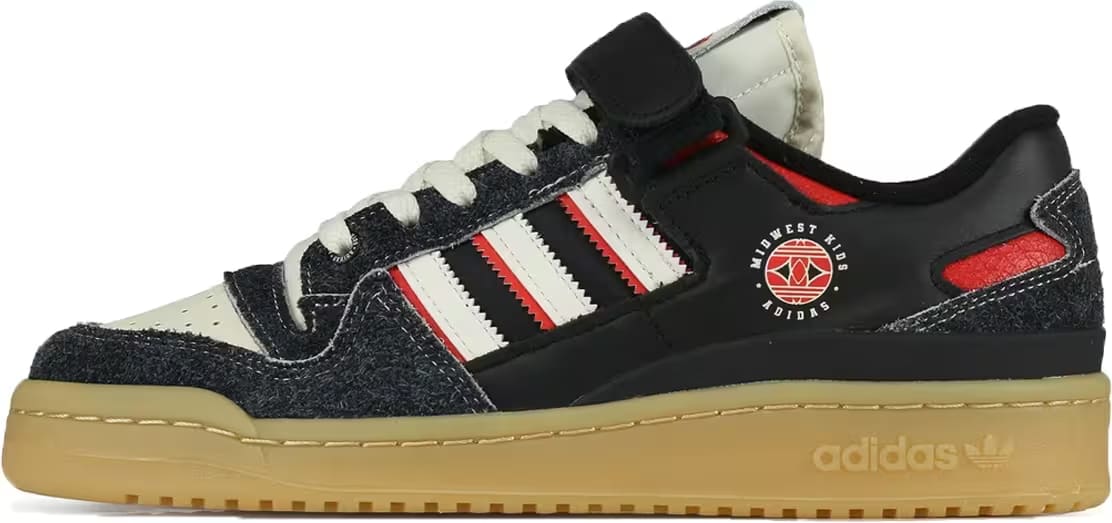 adidas Forum Low Midwest Kids Black Gum