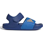 adidas Adilette Sandals Royal Blue Flash Orange Blue Rush (GS)