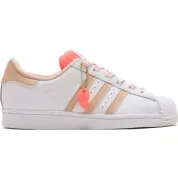 adidas Superstar Cloud White Halo Blush Acid Red (Women's)