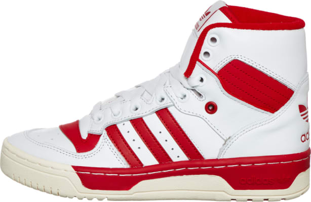 adidas Rivalry Hi Crystal White Scarlet Red W Sneaker Squad