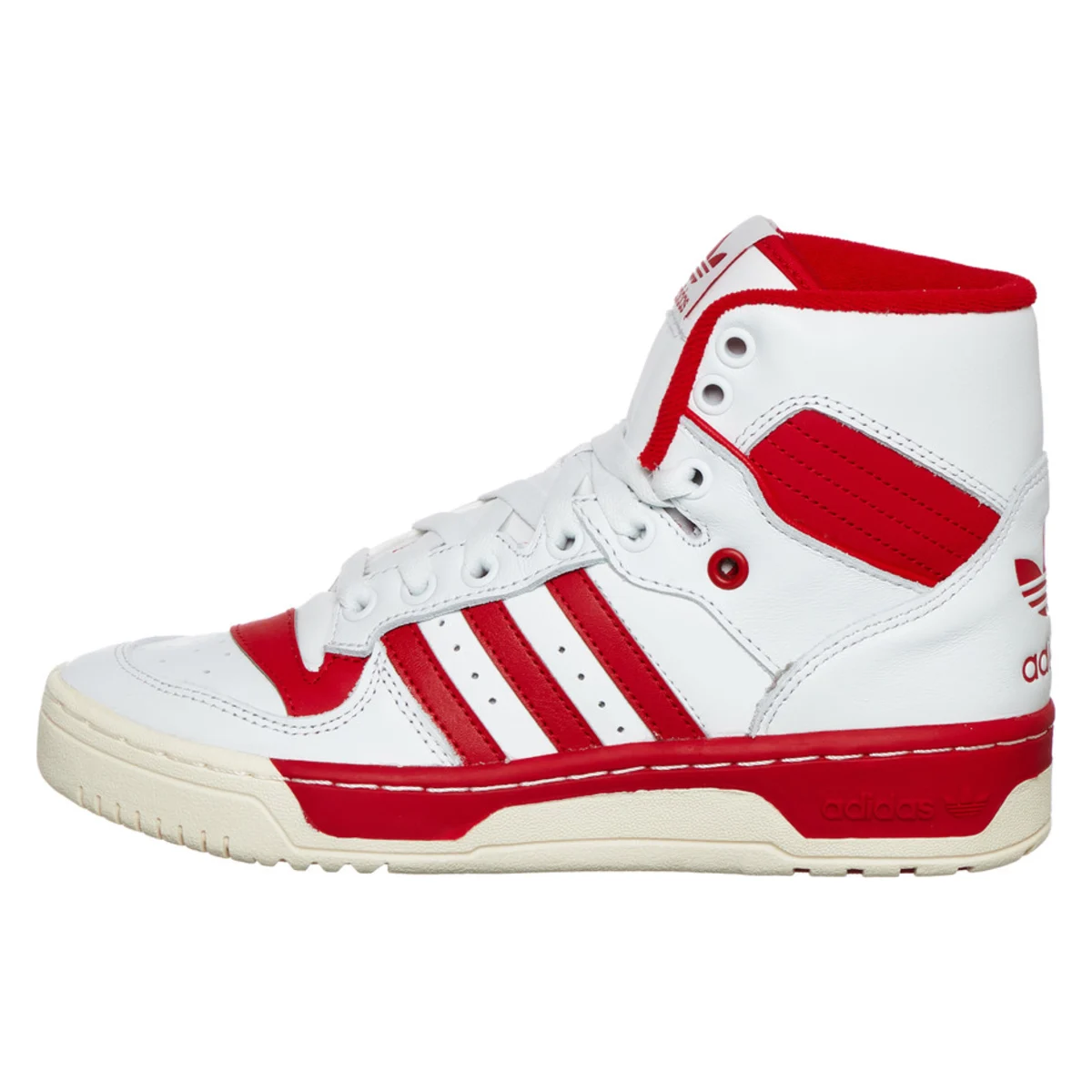 adidas Rivalry Hi Crystal White Scarlet Red (Women's)
