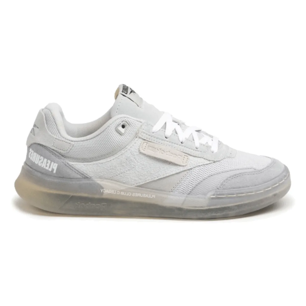 PLEASURES X Reebok Club C Legacy "Grey"