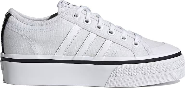 adidas Nizza Platform Lo Parley White Black (W)