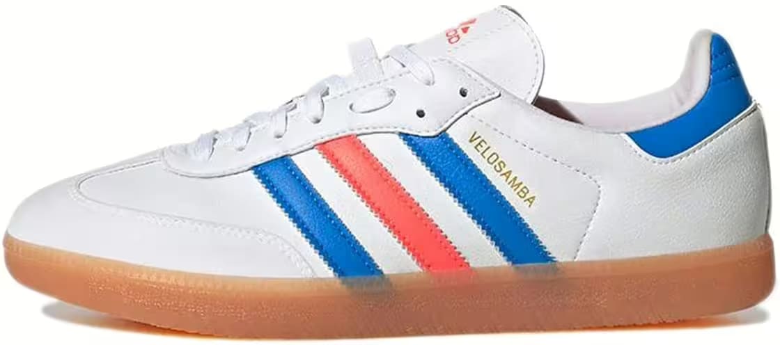 adidas Velosamba Vegan Cloud White Turbo Blue Rush