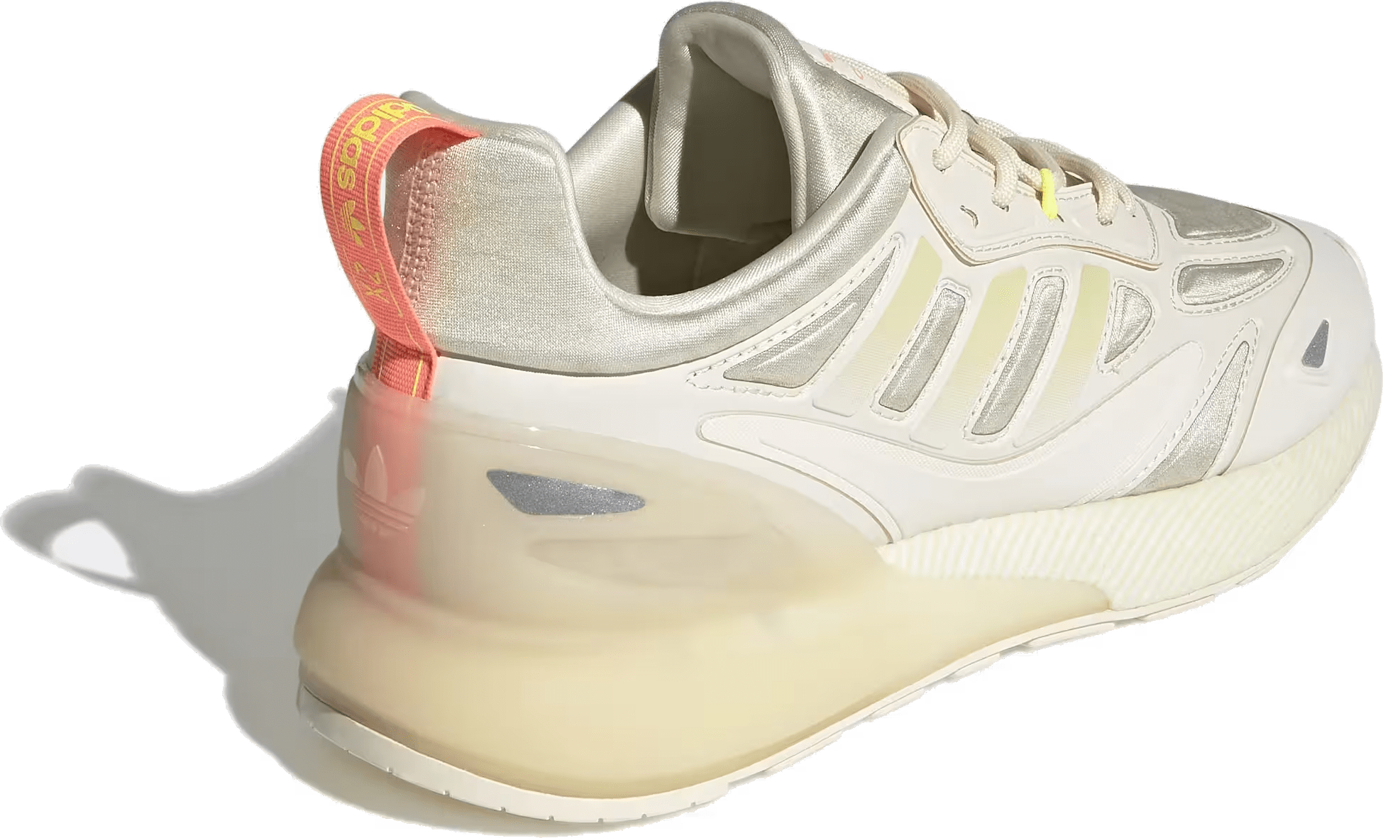 adidas ZX 2K Boost 2.0 Wonder White Sandy Beige Silver Metallic (Women's)