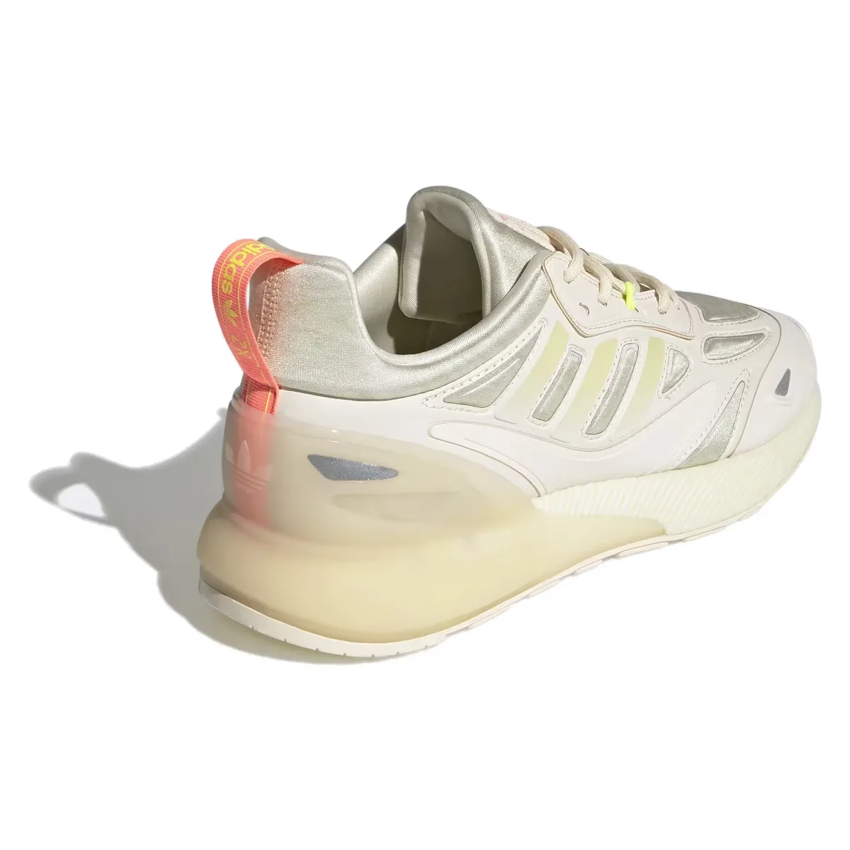 adidas ZX 2K Boost 2.0 Wonder White Sandy Beige Silver Metallic (Women's)