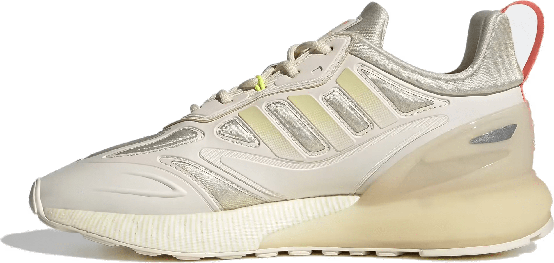 adidas ZX 2K Boost 2.0 Wonder White Sandy Beige Silver Metallic (Women's)
