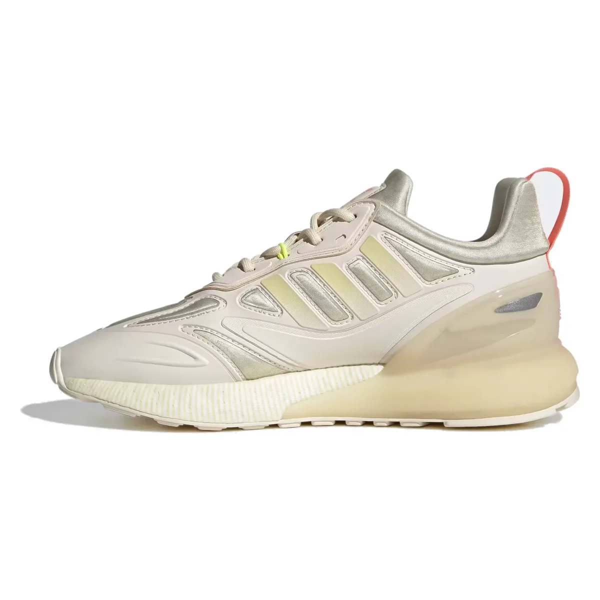 adidas ZX 2K Boost 2.0 Wonder White Sandy Beige Silver Metallic (Women's)