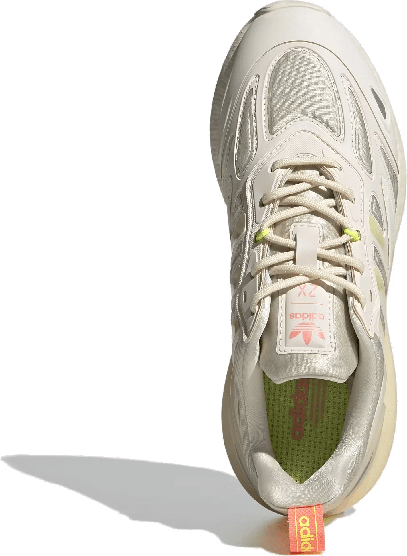 adidas ZX 2K Boost 2.0 Wonder White Sandy Beige Silver Metallic (Women's)