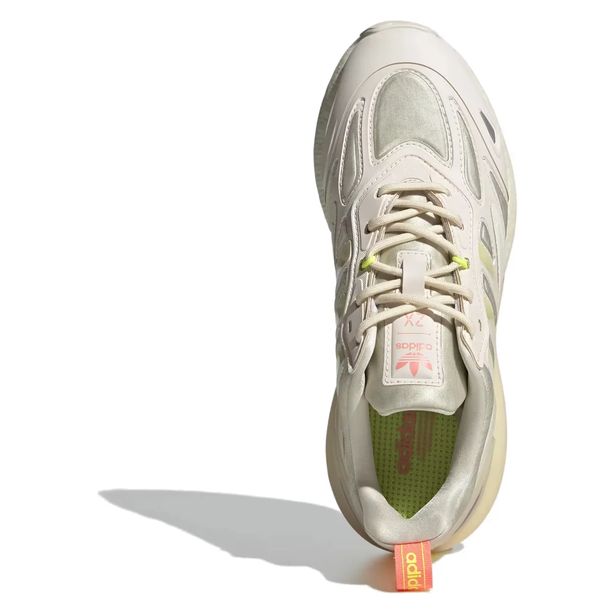adidas ZX 2K Boost 2.0 Wonder White Sandy Beige Silver Metallic (Women's)