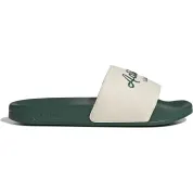 adidas Adilette Shower Slides Wonder White Collegiate Green