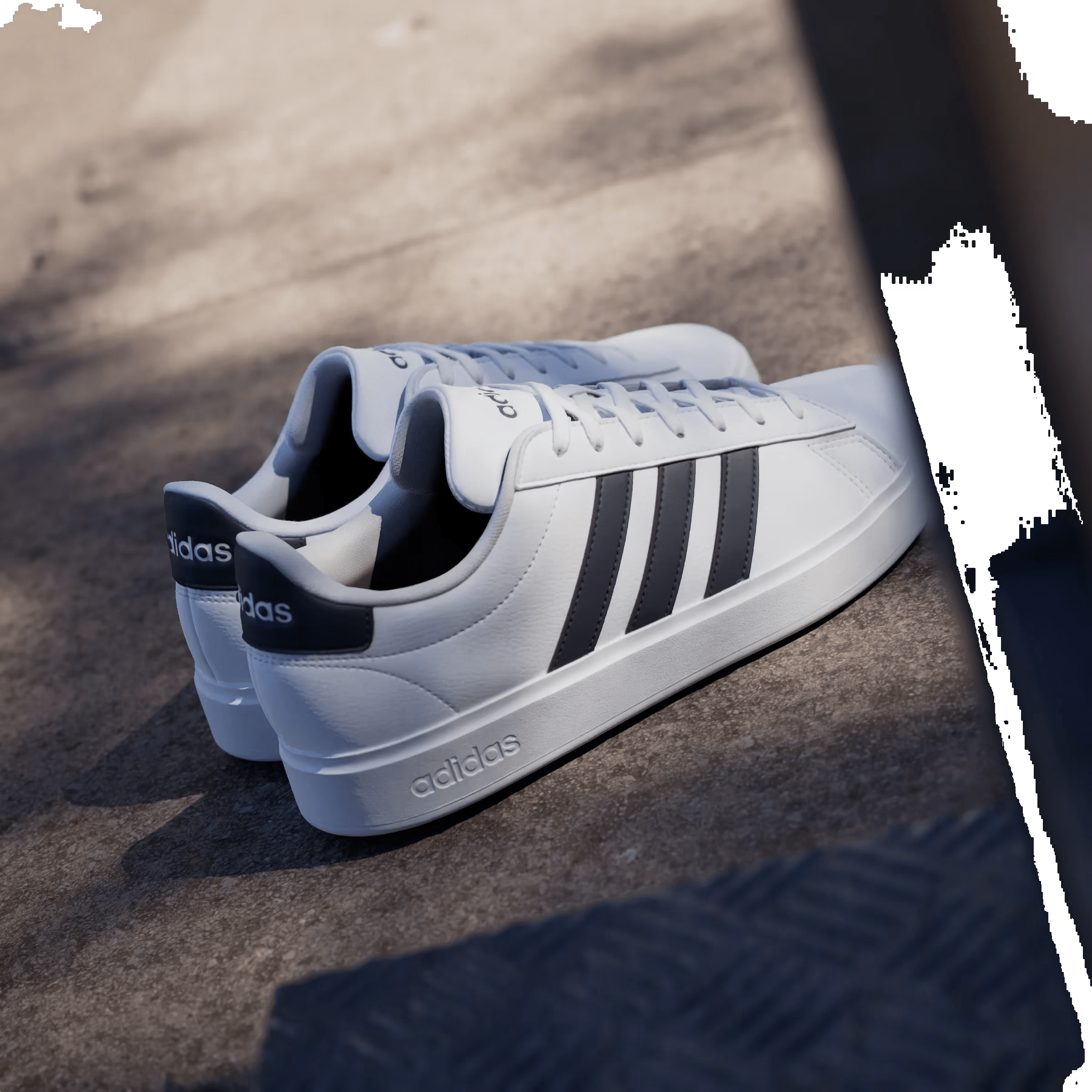 adidas Grand Court 2.0 Cloud White Legend Ink Ecru Tint