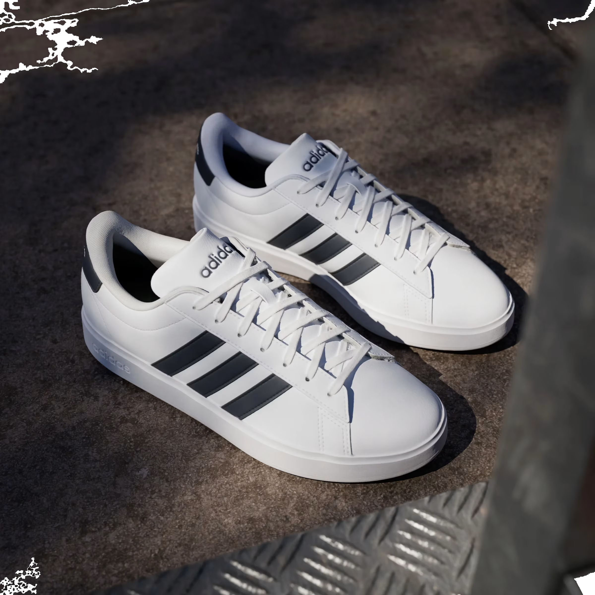 adidas Grand Court 2.0 Cloud White Legend Ink Ecru Tint