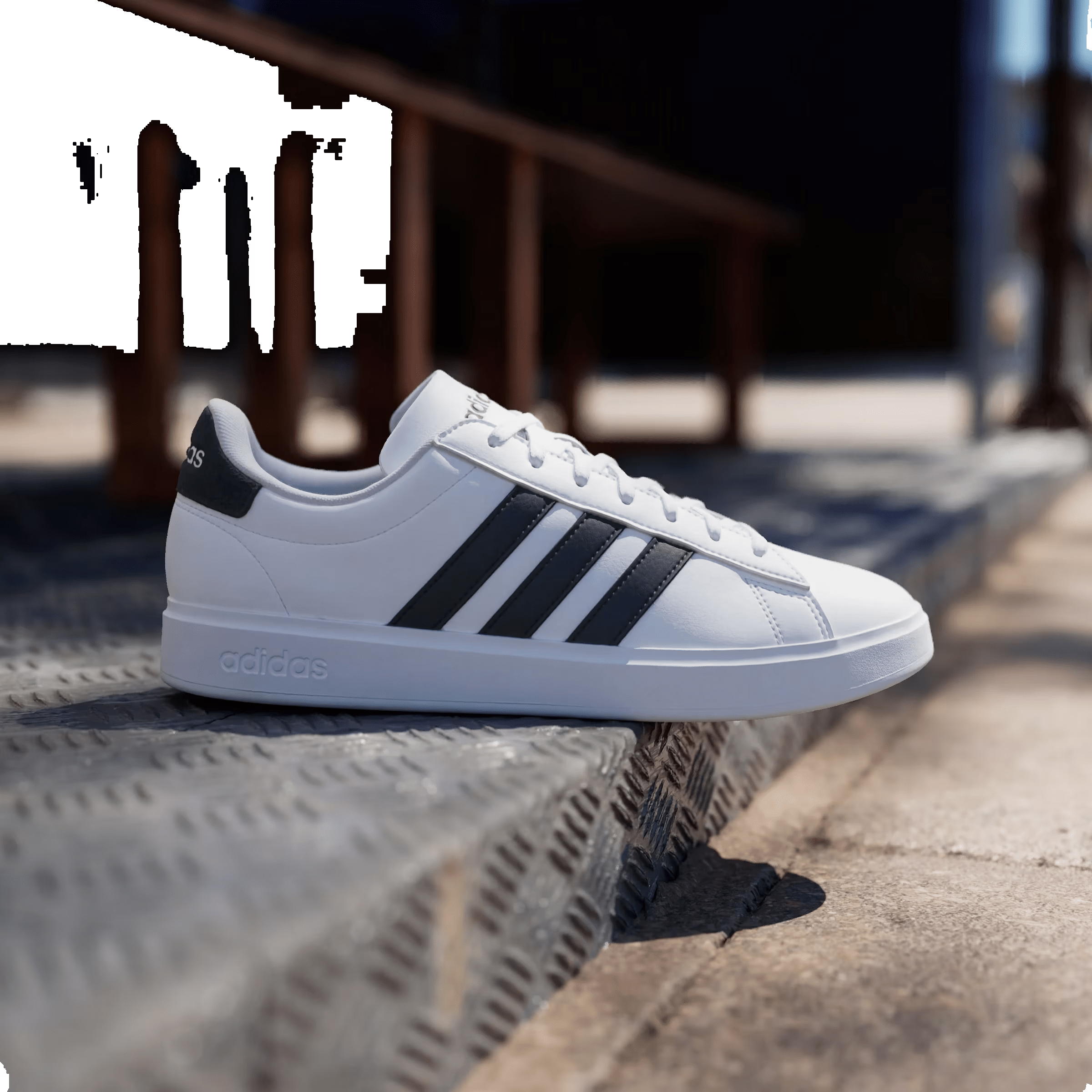 adidas Grand Court 2.0 Cloud White Shadow Green Carbon