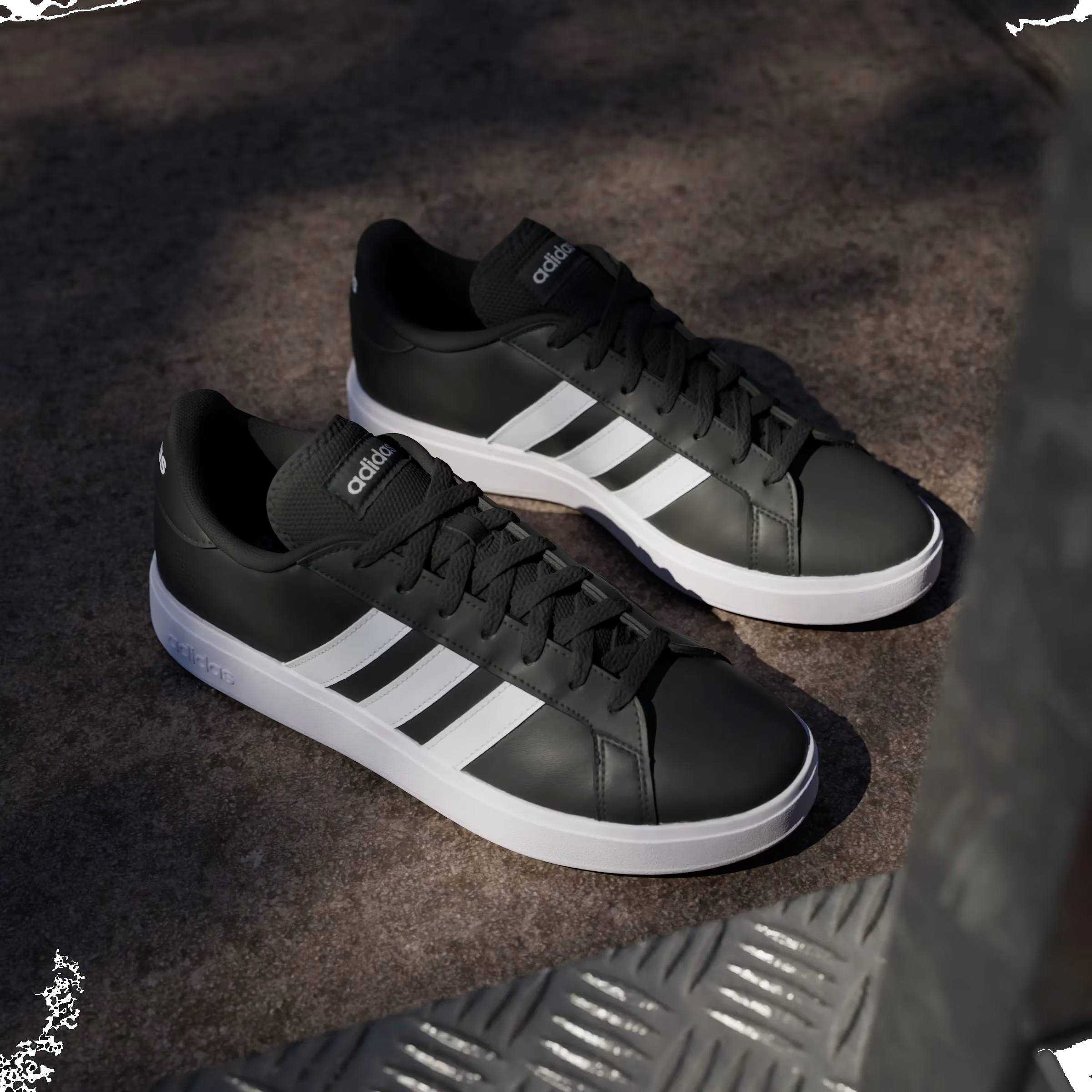 adidas Grand Court TD Black Cloud White