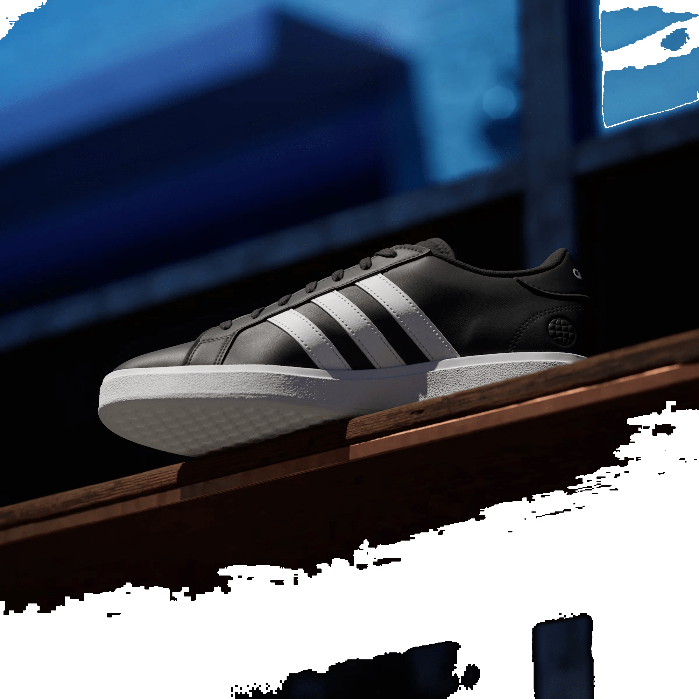 adidas Grand Court TD Core Black Cloud White (Women's)