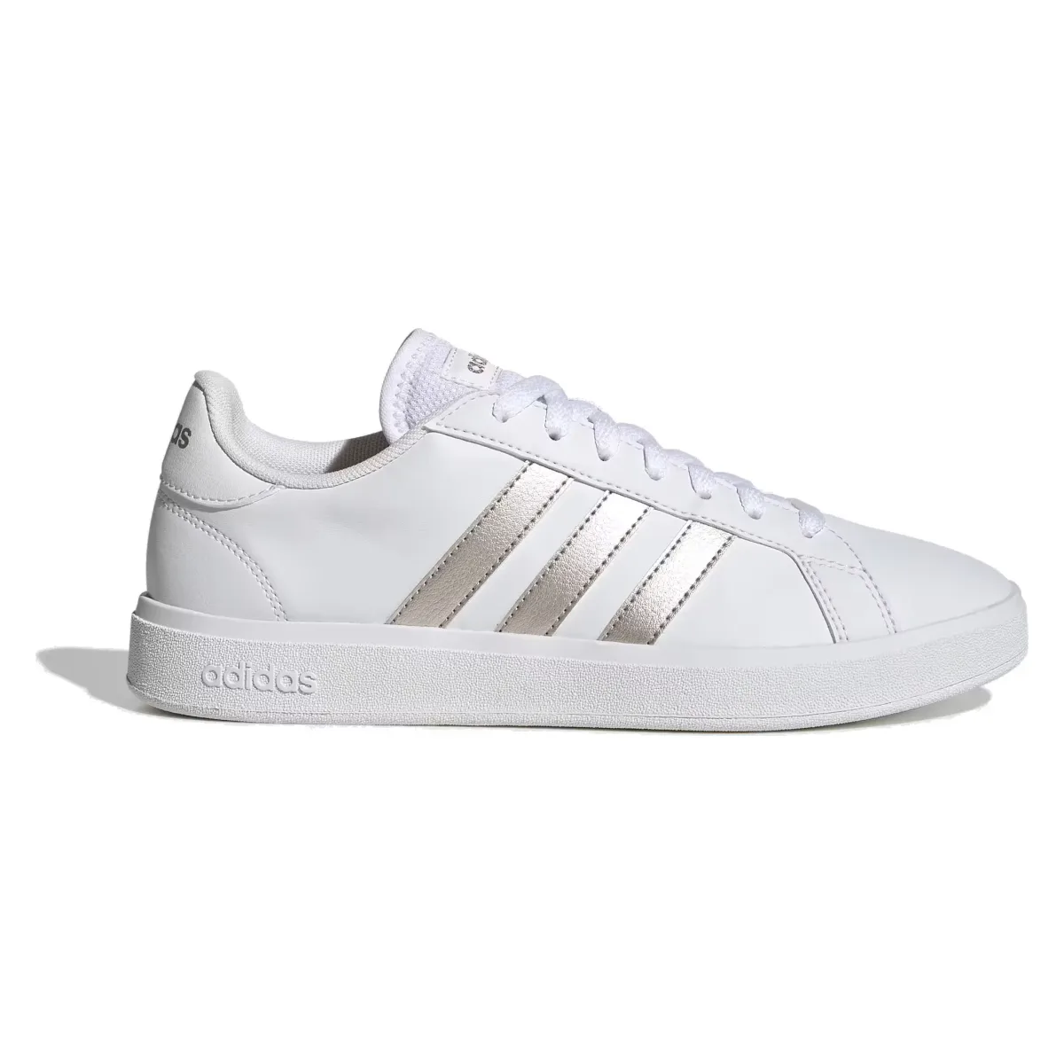adidas Grand Court TD White Platinum Metallic (Women's)