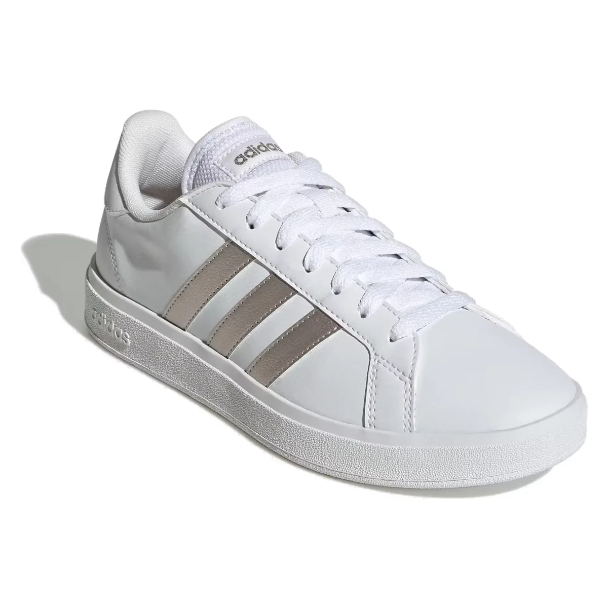 adidas Grand Court TD White Platinum Metallic (Women's)
