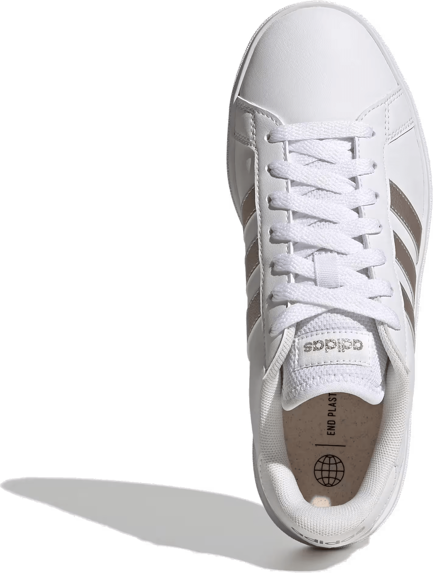 adidas Grand Court TD White Platinum Metallic (Women's)