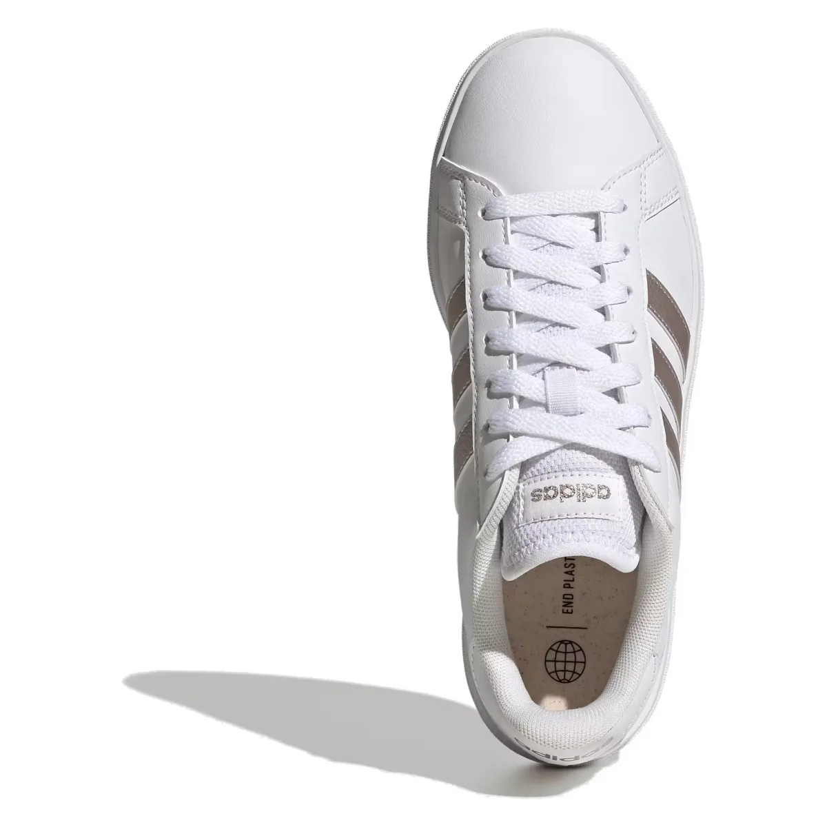 adidas Grand Court TD White Platinum Metallic (Women's)