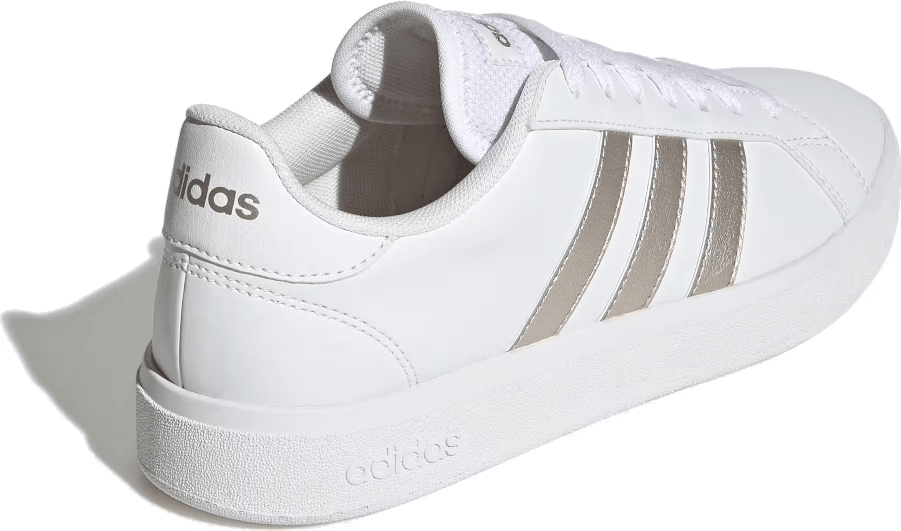 adidas Grand Court TD White Platinum Metallic (Women's)