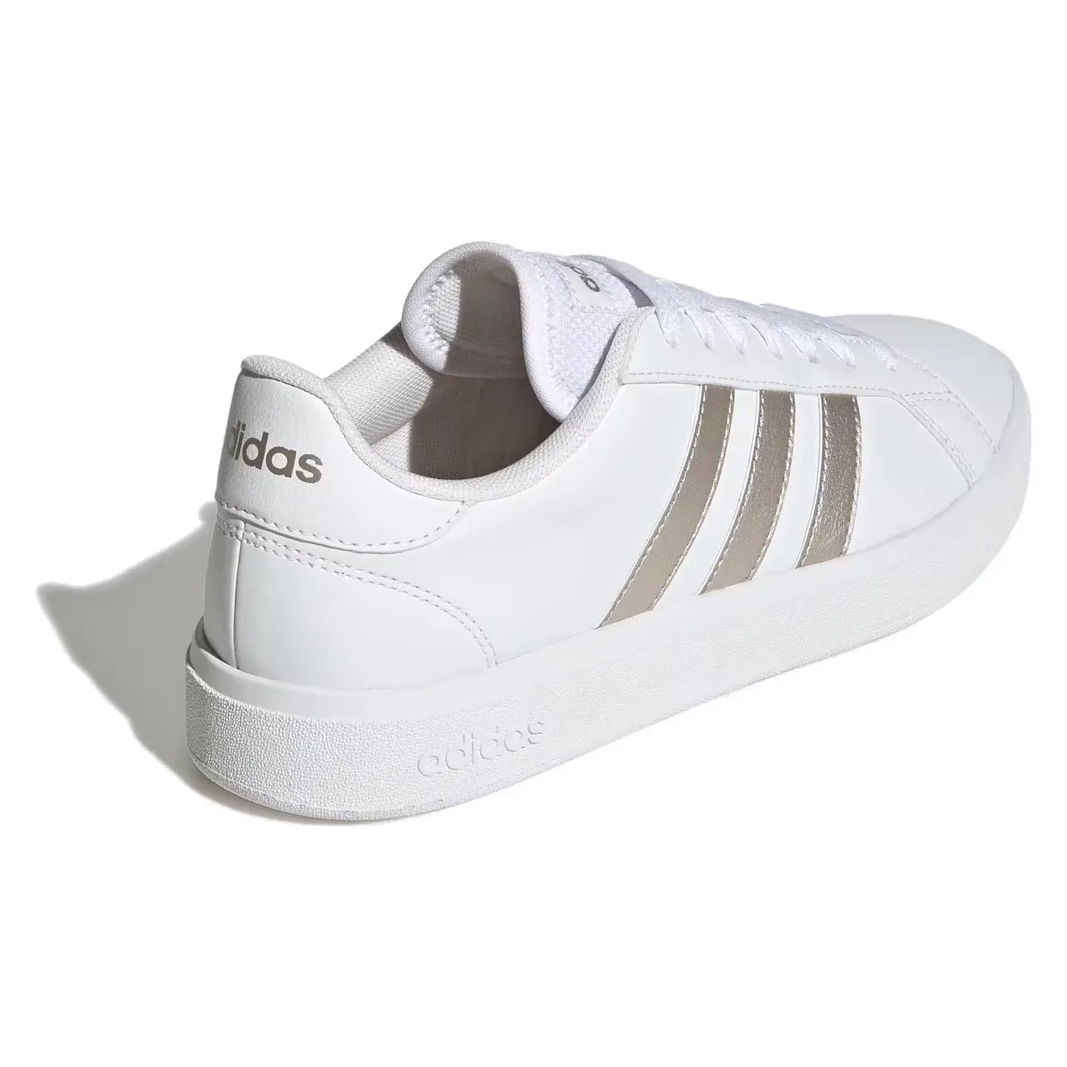 adidas Grand Court TD White Platinum Metallic (Women's)