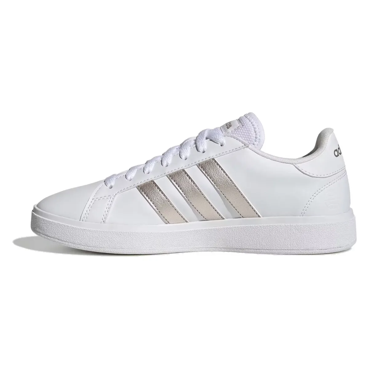 adidas Grand Court TD White Platinum Metallic (Women's)