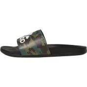adidas Adilette Comfort Slides Camo Core Black Cloud White