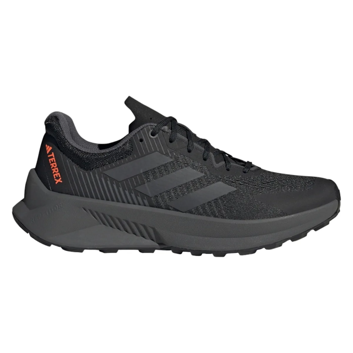 adidas Terrex Soulstride Flow Trail Core Black Grey Impact Orange