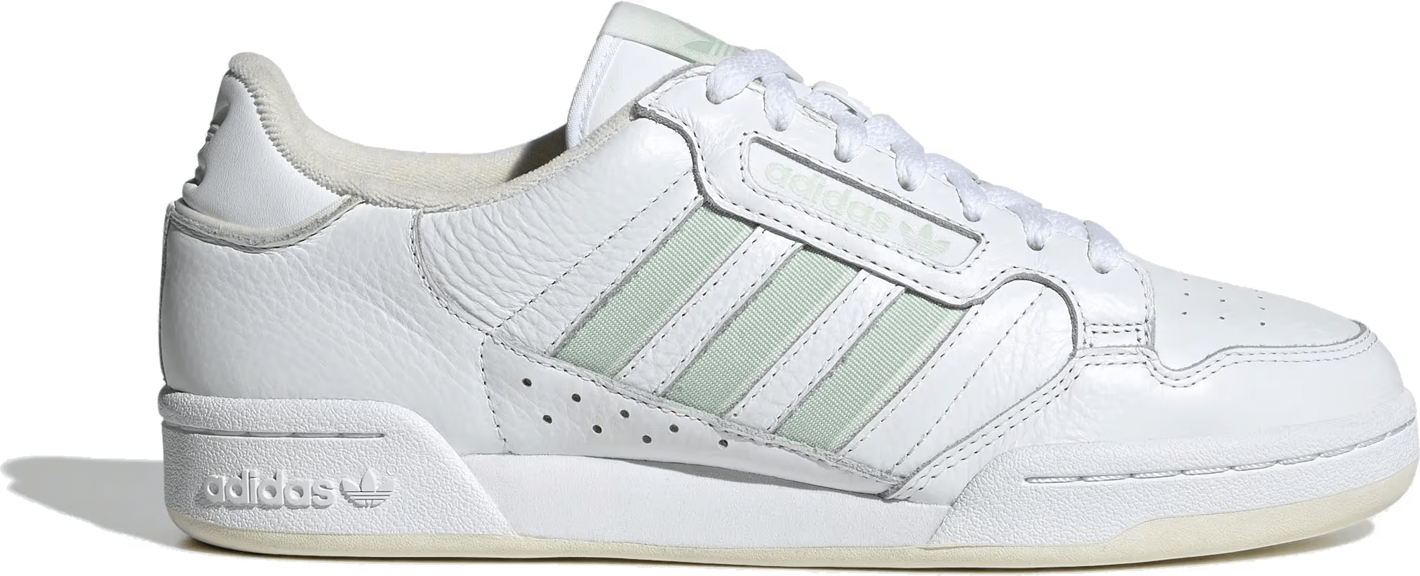 adidas Continental 80 Stripes Cloud White Linen Green Off White