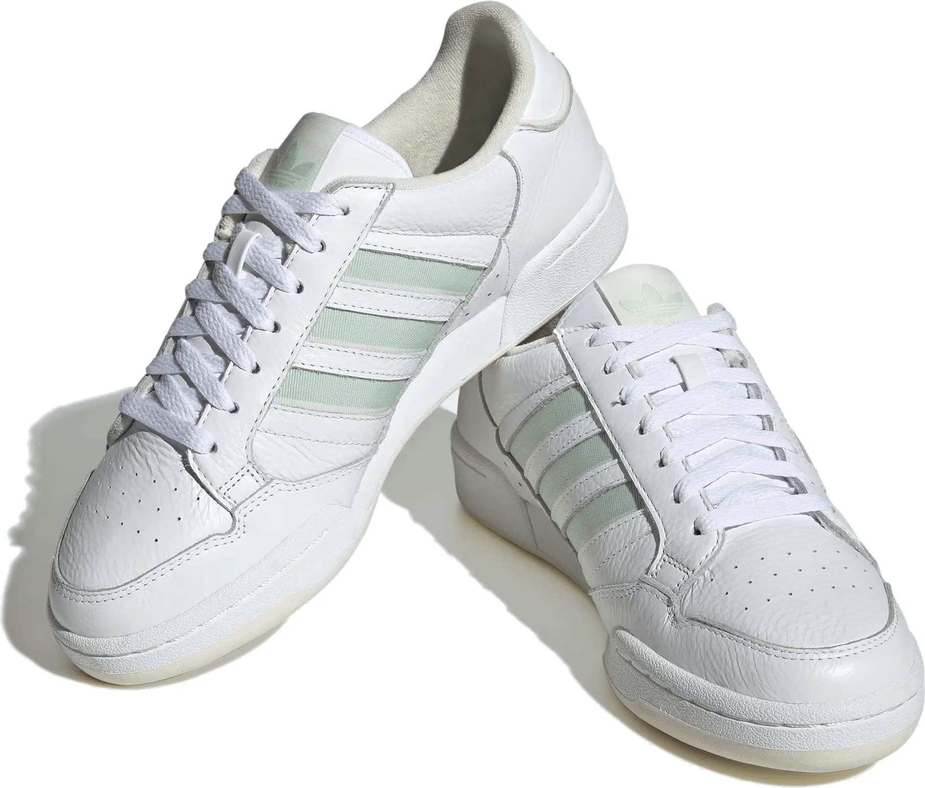 adidas Continental 80 Stripes Cloud White Linen Green Off White