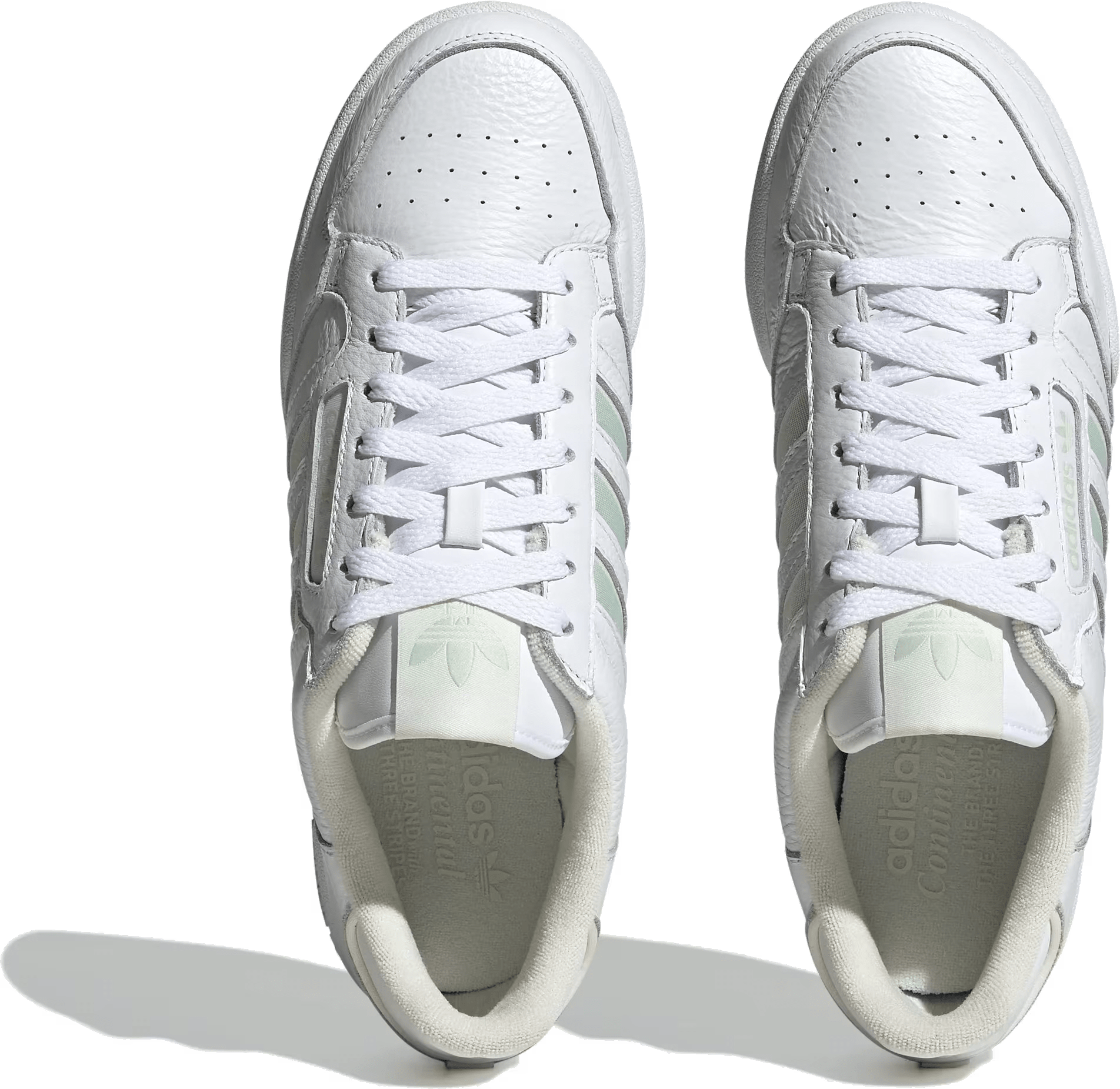 adidas Continental 80 Stripes Cloud White Linen Green Off White