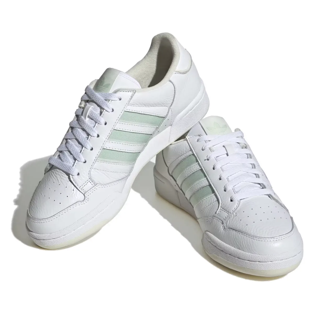 adidas Continental 80 Stripes Cloud White Linen Green Off White